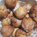 El cooksnap de Stella Maris Gioia cuando hizo Buñuelos  de bananas.