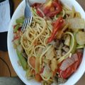 richard.huang.18400's cooksnap of when they made AMIEs ITALIAN SPAGGETTI.