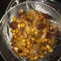 Cooksnap dari Lita Lie untuk resep Sosis Sapi, Edamame pedas manis