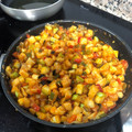 El cooksnap de Yolanda García cuando hizo Pisto de verduras con huevo frito 😋.