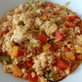 El cooksnap de khyra99 cuando hizo Paella melosa de pollo y verduras.
