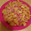 El cooksnap de El Eri cuando hizo Revuelto de patatas con bacon a las 4 pimientas.