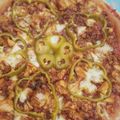 Muneeba 's cooksnap of when they made Chicken pizza.