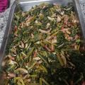 El cooksnap de Paula Fernandez Barros cuando hizo Quiche de grelos y bacon.