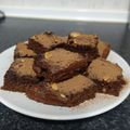 El cooksnap de karina cuando hizo Brownie de manzana saludable.