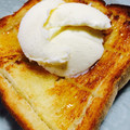 y0uchan's cooksnap of when they made はちみつバタートースト＠バニラアイス添え.