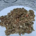 El cooksnap de ghaniatreides cuando hizo Falso arroz de Coliflor tres delicias.