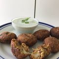 El cooksnap de maribel cuando hizo Falafel rellenos con queso.