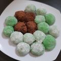 Cooksnap dari ambar untuk resep Mochi Rasa Susu, Pandan & Milo: LEMBUT KENYAL
