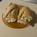 El cooksnap de Eduardo Agudo Alba cuando hizo Bocadillo vegetal con pata asada y mayonesa.