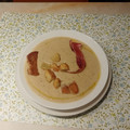 El cooksnap de Rocio Castañeda cuando hizo Crema de puerros con almendras.
