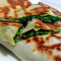 El cooksnap de 🌺Zandry ABRADELO🌺 cuando hizo Pan Árabe con relleno de espinacas y queso.