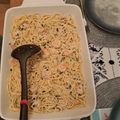 Fruzsina Noémi Molnár Cooksnap-ja, amikor elkészítette a(z) Tejszínes garnélás tészta receptet.