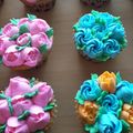 El cooksnap de Ana Nilsa Garabito Piñero cuando hizo Cupcakes de vainilla con boquillas rusas #Mirecetario2019.
