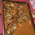 El cooksnap de josechu cuando hizo Corvina en salsa de langostinos y zanahorias.