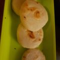 El cooksnap de Nataly Céspedes Alfaro cuando hizo Arepas con huevos revueltos y jamón.