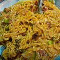 Rakhi Ojha का कुकस्नैप जब उन्होंने चीज़ी मसाला मैगी (cheesy masala maggi recipe in Hindi) बनाया था।