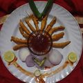 Varuna tripathi का कुकस्नैप जब उन्होंने भिंडी के पकौड़े (bhindi ke pakode recipe in hindi) बनाया था।