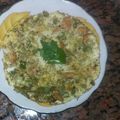 صورة من عاشقة الاقصى، شاركها بعد تجربة وصفة اومليت بالخضار ،فطور صحي خفيف لطيف 😊
