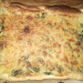 El cooksnap de Luci Bom cuando hizo Quiche de espinacas congeladas.