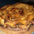 El cooksnap de majose1957 cuando hizo Pastel de chocolate y pera caramelizada al ron.