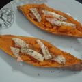 El cooksnap de Nuria cuando hizo Boniato relleno de salmón ahumado.
