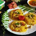 Satya Pandey का कुकस्नैप जब उन्होंने फ्राई राइस (Fry rice recipe in Hindi) बनाया था।