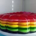 Cooksnap dari Sari_NWP untuk resep Puding Pelangi / Pudding Rainbow
