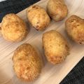 El cooksnap de Dos Rombos en la Cocina cuando hizo Croquetas de pollo y queso de cabra en airfryer.