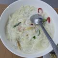 Cooksnap Intan Sofia semasa beliau membuat Masak Lemak Kubis Suhun.