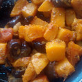 El cooksnap de Rafricana cuando hizo Calabaza con ajos fritos.