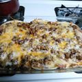 Katherine Cox's cooksnap of when they made Mexican Lasagna.