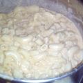 El cooksnap de Brenda Estrada cuando hizo Sopa de coditos con salsa de camarón.