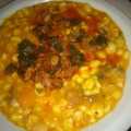 El cooksnap de Nicole Insaurralde cuando hizo Locro criollo casero y fácil.