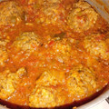 El cooksnap de Paola Gallo cuando hizo Albóndigas con arroz.
