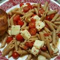 barnowl's cooksnap of when they made Tomato and mozzarella penne pasta.