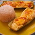 El cooksnap de Ana Escobar cuando hizo Zapallo italiano relleno.