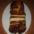 Bársonyné Sánta Marietta Cooksnap-ja, amikor elkészítette a(z) Sajtos, tejfölös csirkemell bacon bundában receptet.