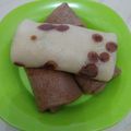 Cooksnap dari Nini Ummu Syahrul untuk resep Dadar Gulung Polkadot isi Vla Coklat