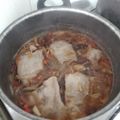 El cooksnap de Melina Adriani cuando hizo Bondiola de cerdo a la cerveza negra.