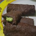 Cooksnap dari Dea Almi Suryani untuk resep Dadar Gulung Coklat isi Keju - DEBM | KETO Friendly