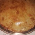 El cooksnap de Salome Brusquetti cuando hizo Tarta de Pollo.