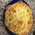 El cooksnap de eva fernandez cuando hizo Quiche de jamón curado y champiñones.