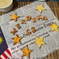 Cooksnap Mamamikael Oven semasa beliau membuat Fun Shapes Roti Bakar Qysha.