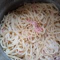 El cooksnap de Gloriesita Garcia cuando hizo Espagueti blanco.