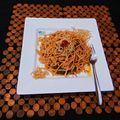 Maya Bawane Damai's cooksnap of when they made शेजवान व्हेज नूडल्स (SCHEZWAN NOODLES RECIPE IN MARATHI).