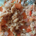 El cooksnap de Karina Alvarez cuando hizo Ceviche de soya.