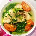 Cooksnap của Hoàng Oanh khi họ làm theo món Cá điêu hồng nấu ngót