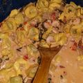 Airdogg55's cooksnap of when they made Sausage, Shrimp and Tortellini.