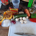 El cooksnap de Guillermo Mejía Correa cuando hizo Tallarines de arroz chinos a mi estilo (vegetariano).